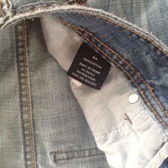 UNION SUPPLY CO. Men's Size 34 Distressed Jeans - Picture 10 of 12